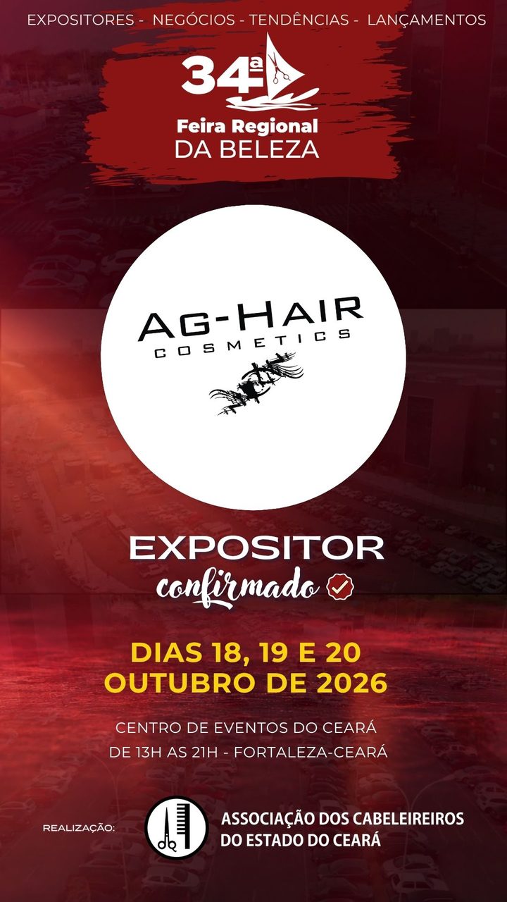 AG-Hair Cosmetics — expositor confirmado