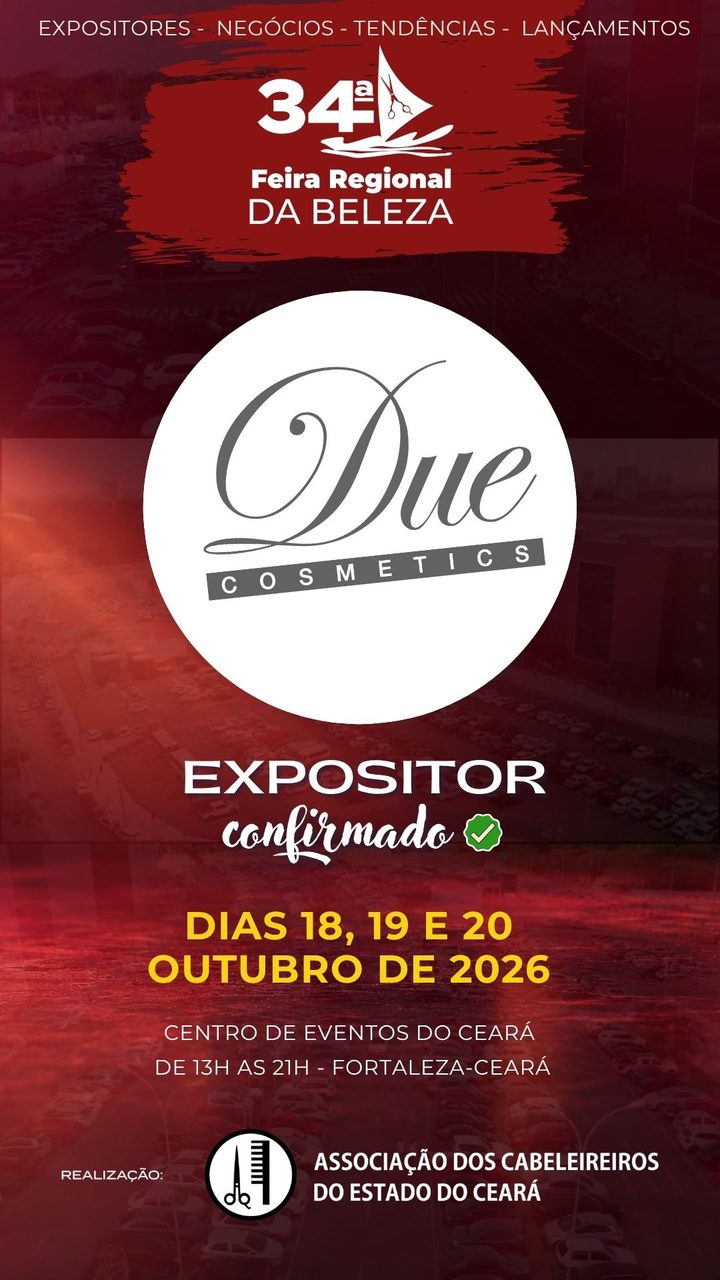 Due Cosmetics — expositor confirmado