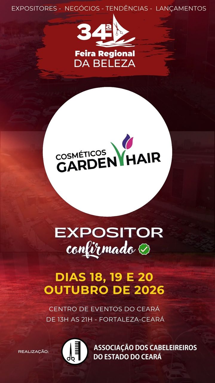 Garden Hair Cosméticos — expositor confirmado