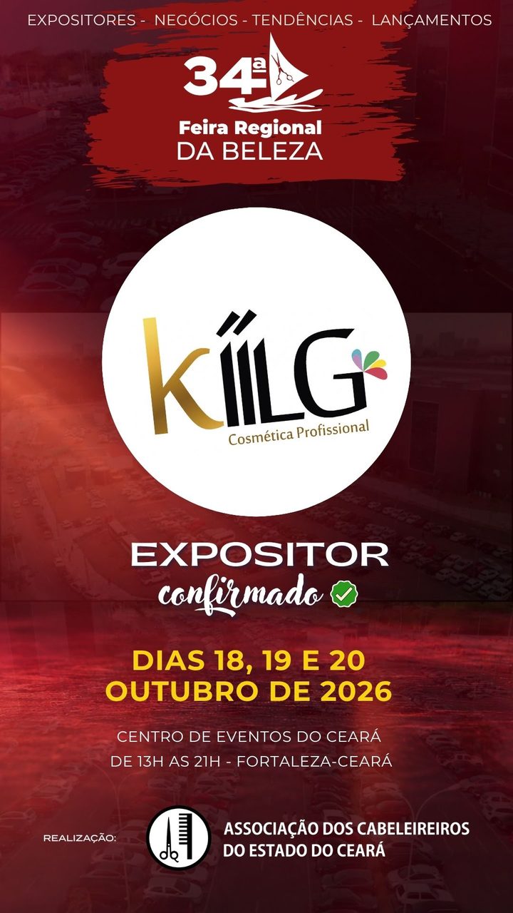 KLG Cosmética Profissional — expositor confirmado