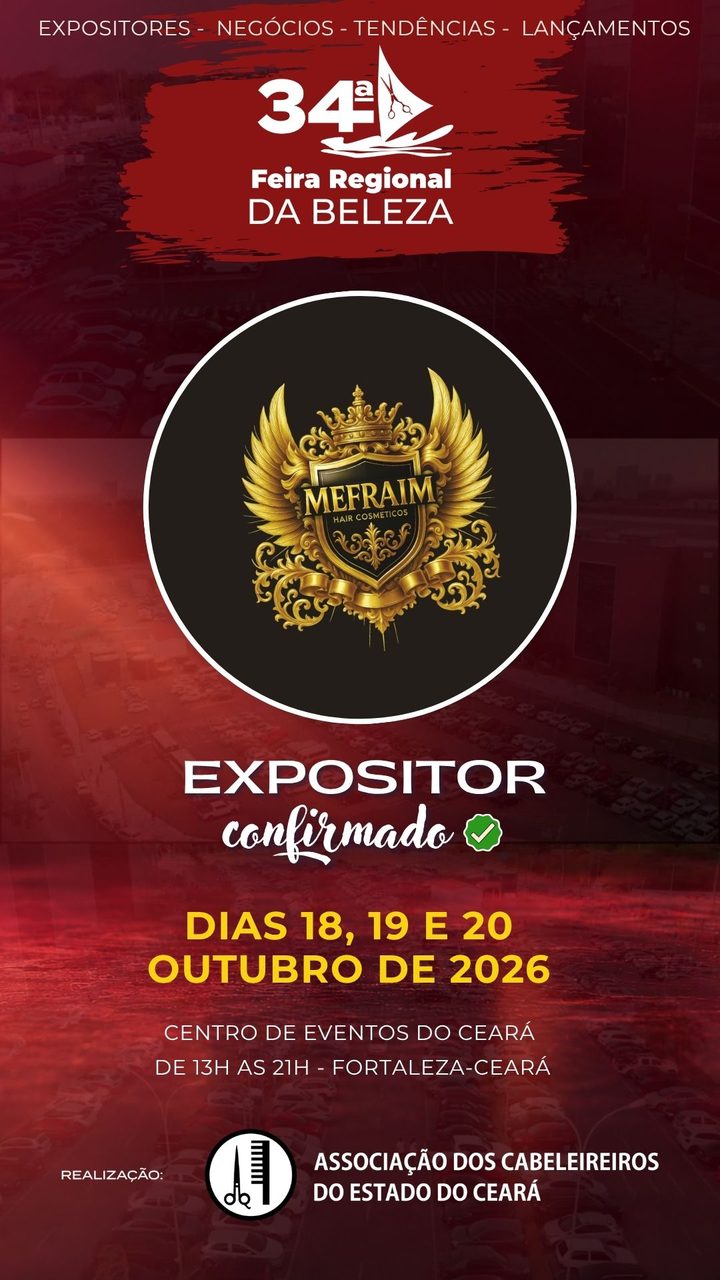 Mefraim Hair Cosméticos — expositor confirmado