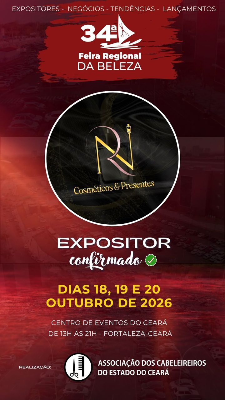 RN Cosméticos & Presentes — expositor confirmado