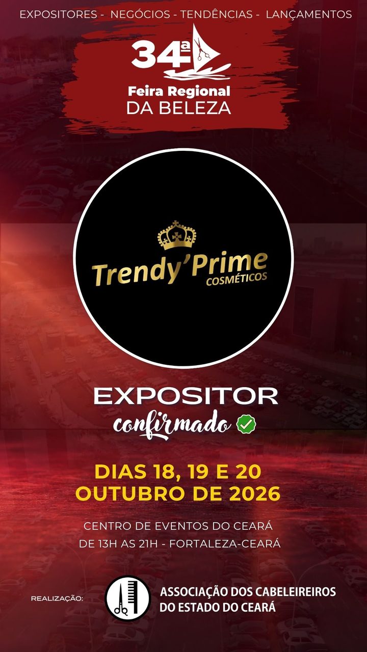 Trendy'Prime Cosméticos — expositor confirmado